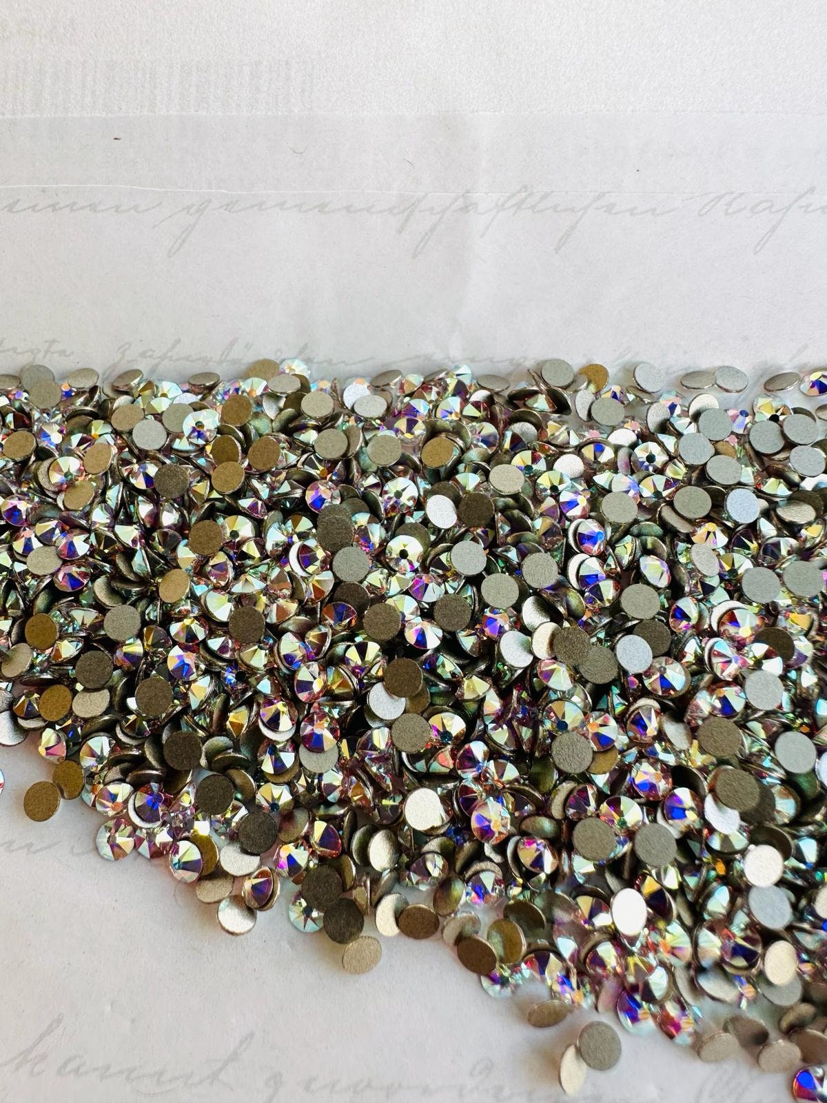 30pcs Swarovski® Ss12 (3mm) AB Crystal Tooth Gem Lead Free