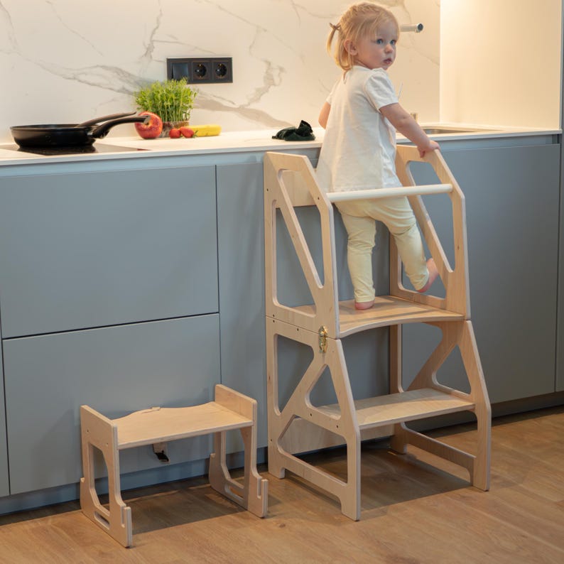 natural kitchen helper tower