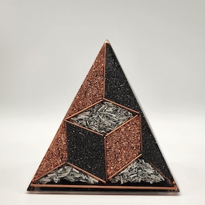 Orgonite Handmade Pyramid – Energy Balancing, Positive Transformation