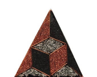 Orgonite Handmade Pyramid – Energy Balancing, Positive Transformation