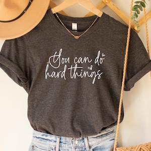 You Can Do Hard Things Shirt, Counselor Shirt, Testing Shirt, Teacher Shirt, Counselor Tee,Cute Teacher Shirts, Back To School, Teacher Gift