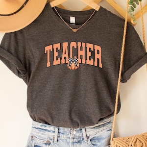 Pumpkin Teacher Shirts, Fall Teacher TShirt, Fall Teacher Tshirts, Pumpkin Shirt, Fall Tshirt, Teacher Shirts, Halloween T-shirts