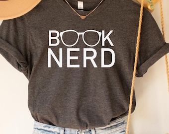Book Nerd Shirt, Cute Book Tshirt, Bookish Shirt, Bookworm T-shirt, Book Lover Shirt, Book Reader Shirt, Reading Tshirt, Book Nerd Shirt