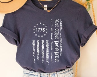 Vintage USA Flag T-Shirt: Distressed Patriotic Design
