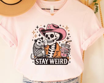 Stay Weird Shirt: Sarcastic Introvert Tee