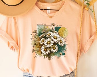 Wildflower Bouquet Shirt: Floral Design, Flower Lover Gift