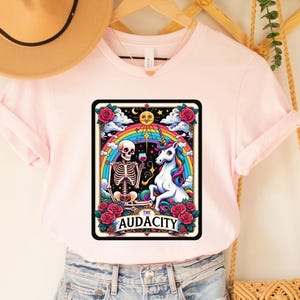 The Audacity Tarot Card Shirt, Skeleton Tarot Card Tee, Tarot card shirt,Tarot card Mystical Tarot,The Audacity skeleton Tarot Card T-shirt