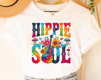 Hippie Soul Shirt: Colorful Graphic Tee