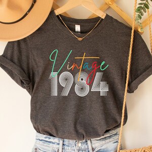 1984 Vintage Shirt, 1984 Birthday Shirt, 40th Birthday Gift, 40th Birthday Gift Shirt, 1984 Vintage Tee,1984 Retro Shirt,1984 BDay Shirt