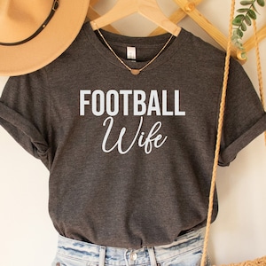 Football Wife Shirt, Football Coach&#39;s Wife Shirt, Wife Football Shirt, Mom Shirt, Sport Shirt, Sport Wife Shirt, Football Shirt, Coach Wife
