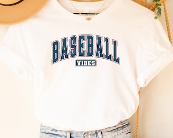 Baseball Vibes Shirt: Game Day Tee for Baseball Fans