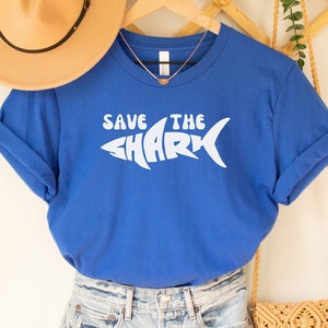 Save The Sharks T-Shirt: Endangered Animal Lover Gift