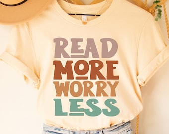 Read More Books T-Shirt: Book Lover Librarian Tee