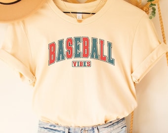 Baseball Vibes Shirt: Game Day Tee for Baseball Mama