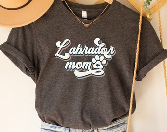 Labrador Mom Shirt: Dog Grandma Tee, Labrador Lover Clothing