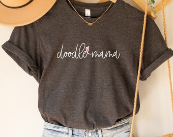 Doodle Mama Shirt: Goldendoodle Dog Lover Tee