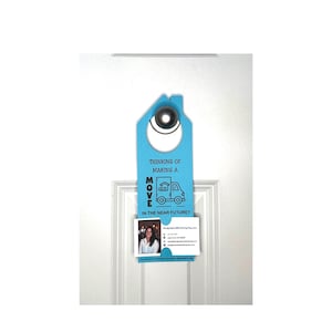 Real Estate Door Knob Hangers: Business Card Insert, Client Referrals (Set of 12)