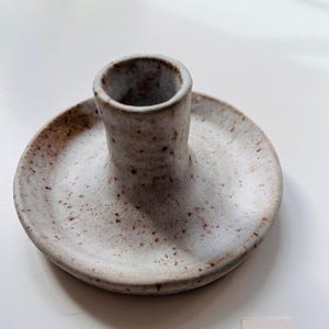 Handmade ceramic candle holders
