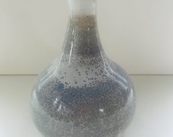 Handmade stoneware single flower vase