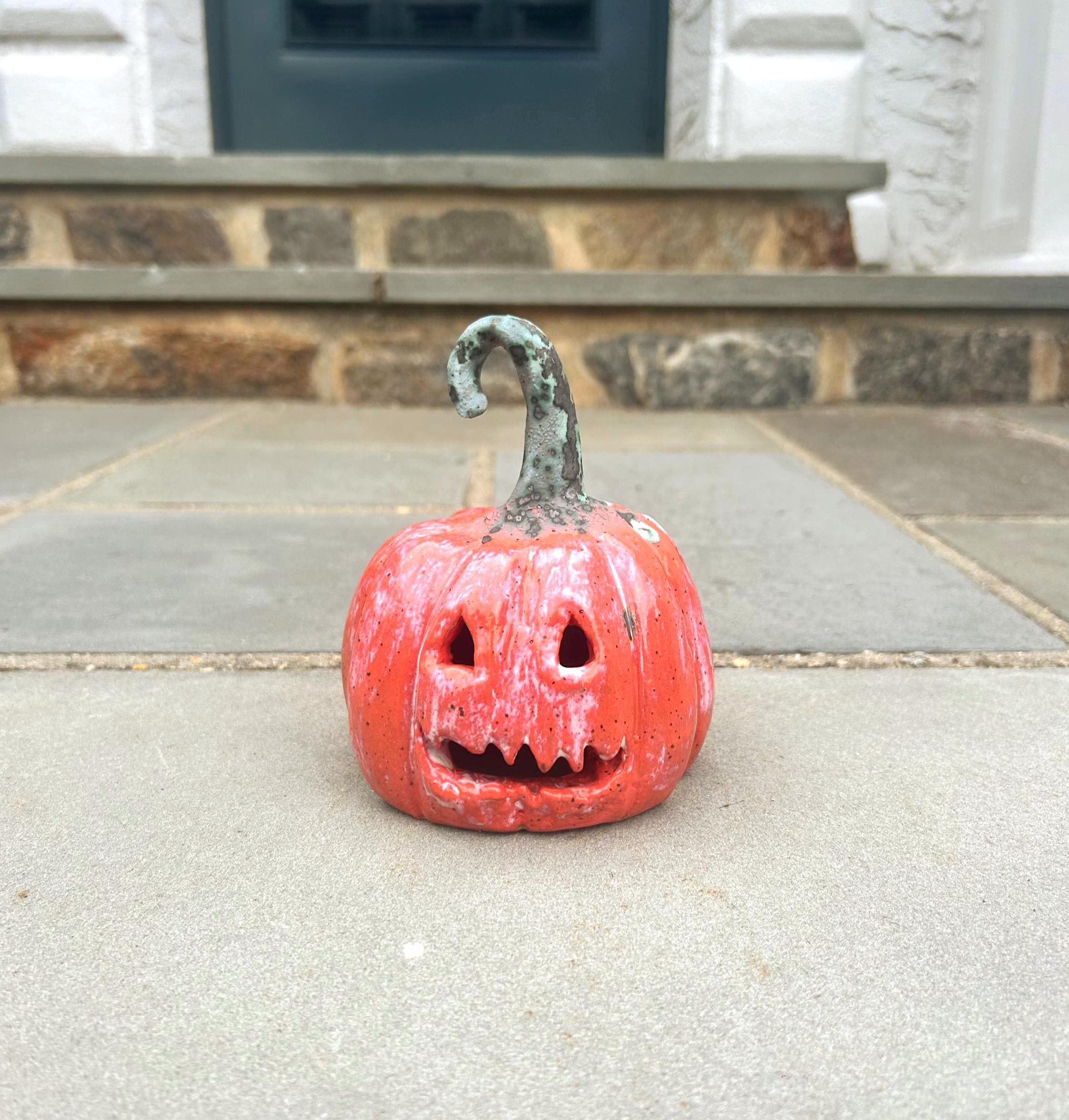 Ceramic Vintage Jack O Lantern - Etsy