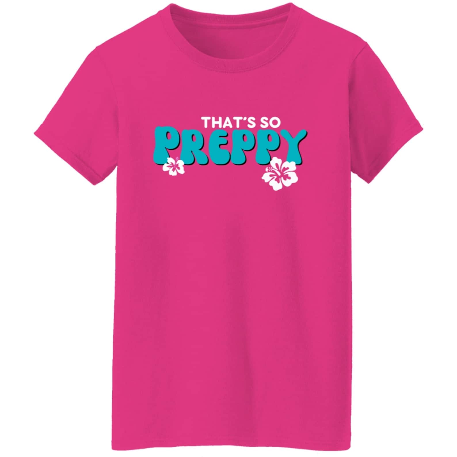Preppy Tee Shirt With a Palm Puff Vibe. Tween and Teens Love Preppy