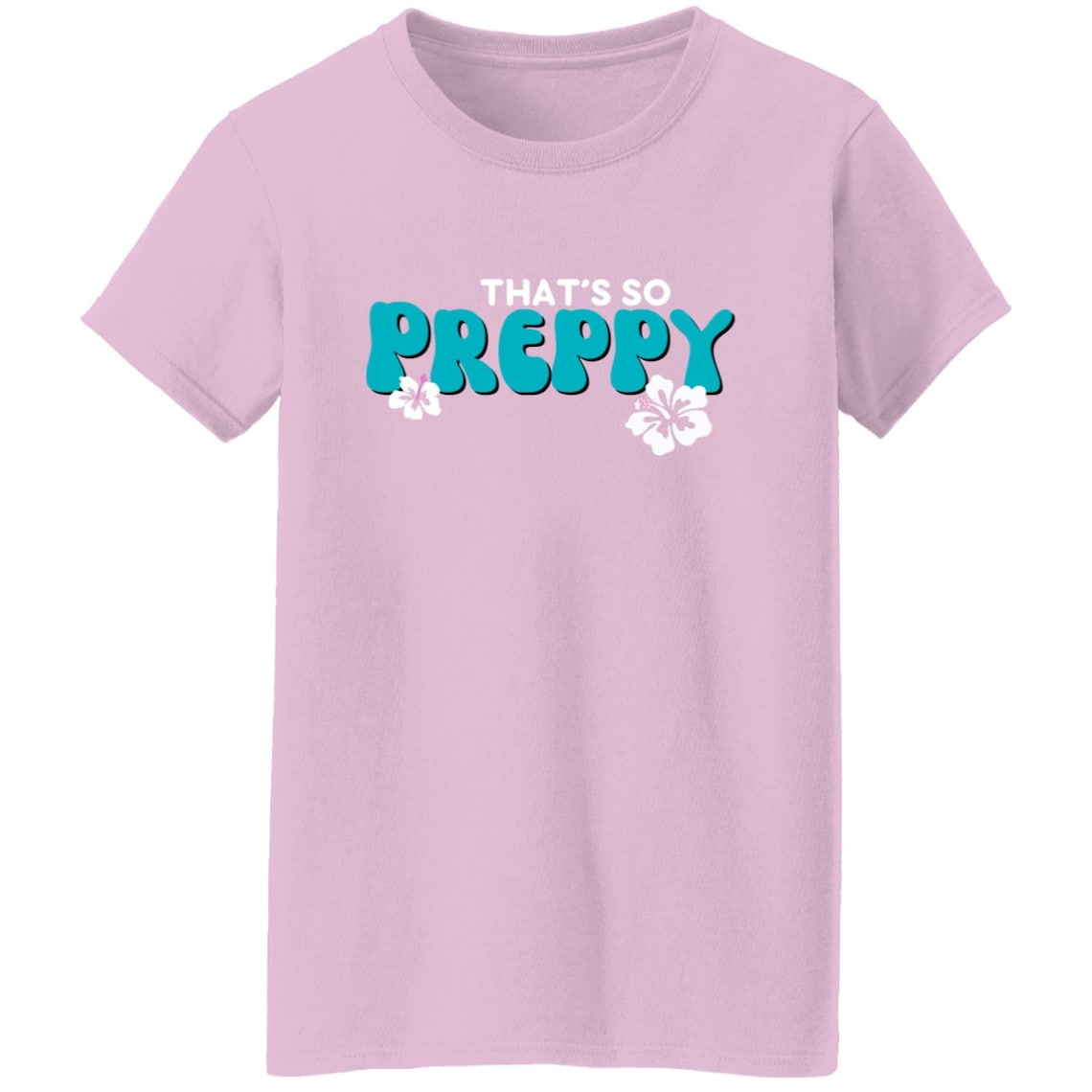 Preppy Tee Shirt With a Palm Puff Vibe. Tween and Teens Love Preppy