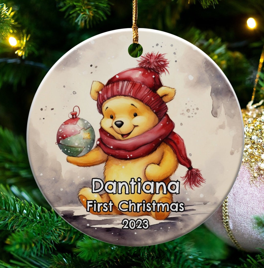 Winnie the Pooh Baby First Christmas Baby 1st Christmas Ornament