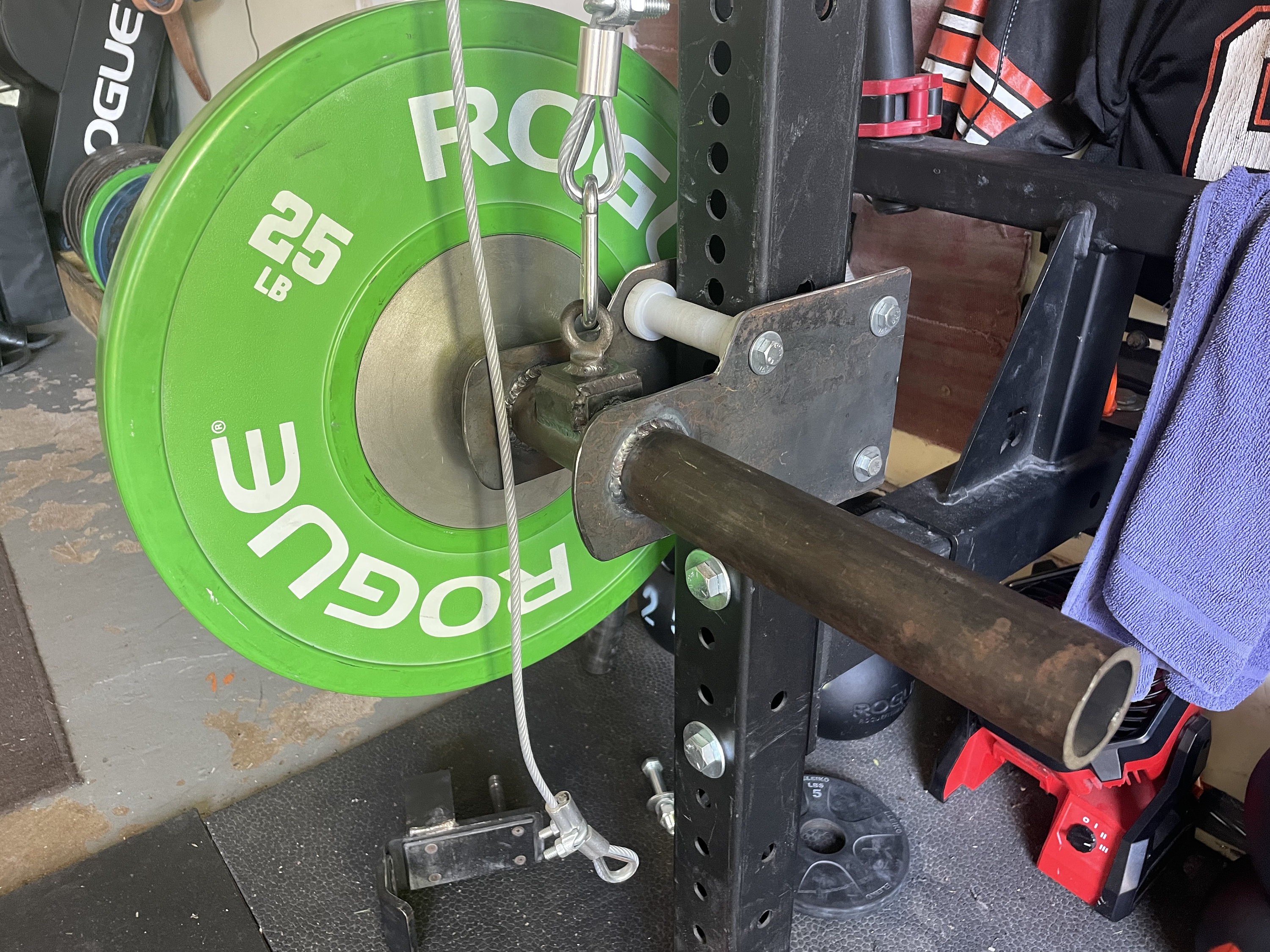 Weightlifting Rack Pulley/trolley System Etsy