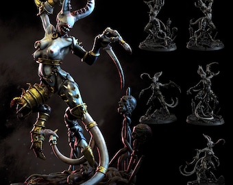 Demonesses | The Court of Balazar | Bestiarum | Miniatures D&D Wargaming DnD