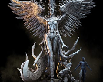 Zarael, the Faceless Queen | Echoes of the Seraphim | Bestiarum | Miniatures D&D Wargaming DnD