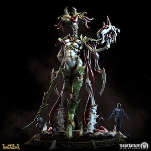 The Domina - Greater Demoness | The Court of Balazar | Bestiarum | Miniatures D&D Wargaming DnD