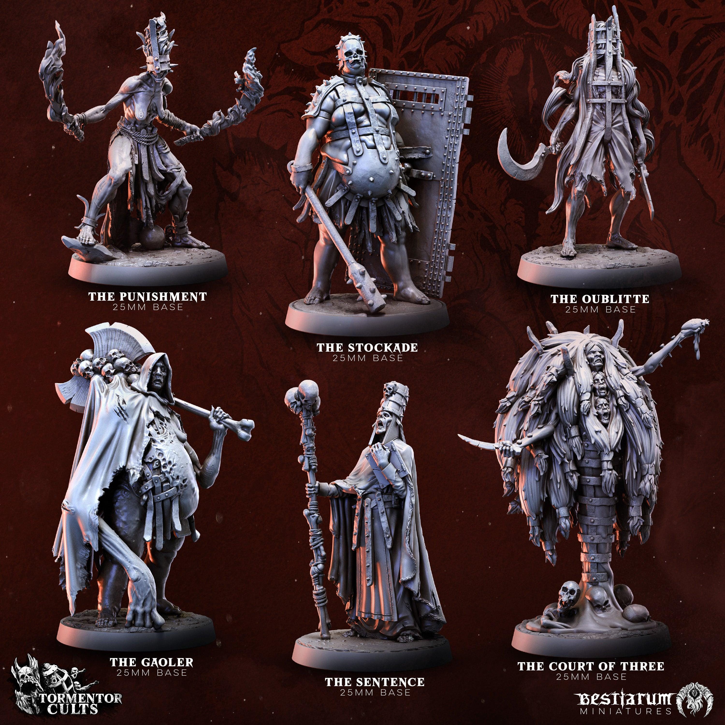 Pain Cult Leaders | Bestiarum | Wargaming Dnd Miniatures - Etsy