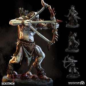 Cacciatori di Capra / Uomini bestia / Bestiarum / Miniature D&D Wargaming DnD