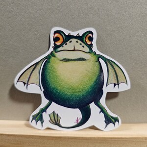 Frogbat - 3" Błyszcząca wycinana naklejka - DCS3007