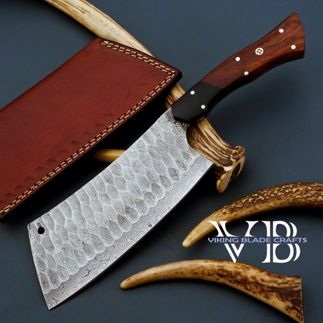 Heavy Duty Hand Butcher Knife Meat Cleaver Bone Cutting Etsy