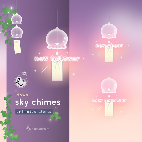 Dawn Chimes ⟢ Stream Alerts ⟢ Twitch, Youtube