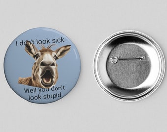 Invisible illness pin buttons, Gift for Potsie, Invisible disability, Chronic fatigue, Dysautonomia, Gift for friend, Button for bag decor