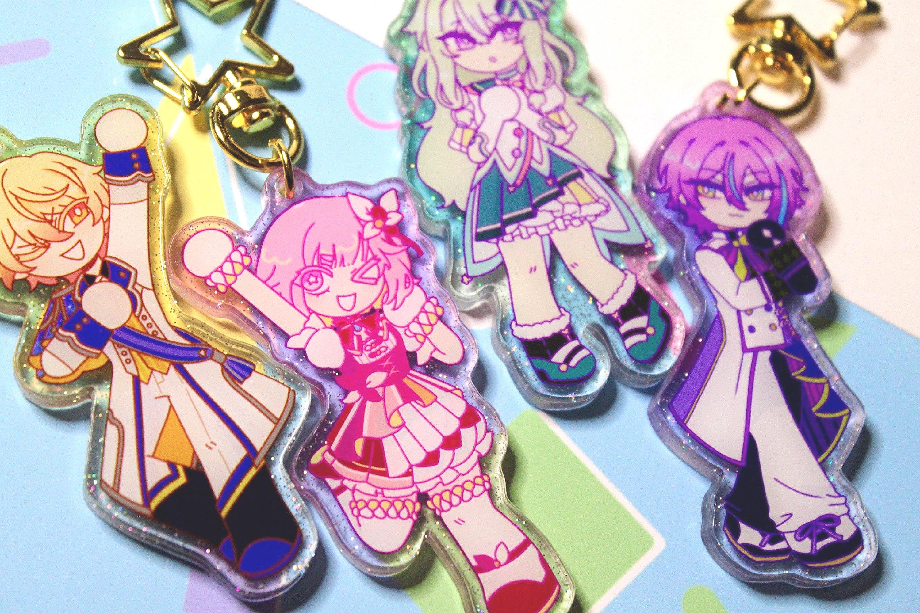 Project Sekai [PJSK] Wonderlands X Showtime Acrylic Glitter Keychains ...