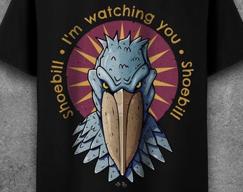 Unique Shoebill Bird Shirt | Animal Tee, Retro Style, Ideal Gift for Nature Lovers
