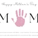 Mother's Day Handprint Craft | MOM Printable With Poem | DIY Keepsake ...