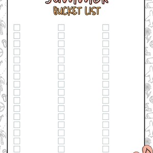 Summer Bucket List Printable | Summer Activities Checklist | Summer to ...