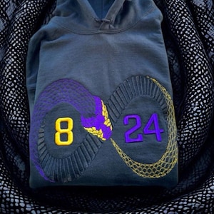 Mamba 8/24 Infinity Embroidered Hoodie