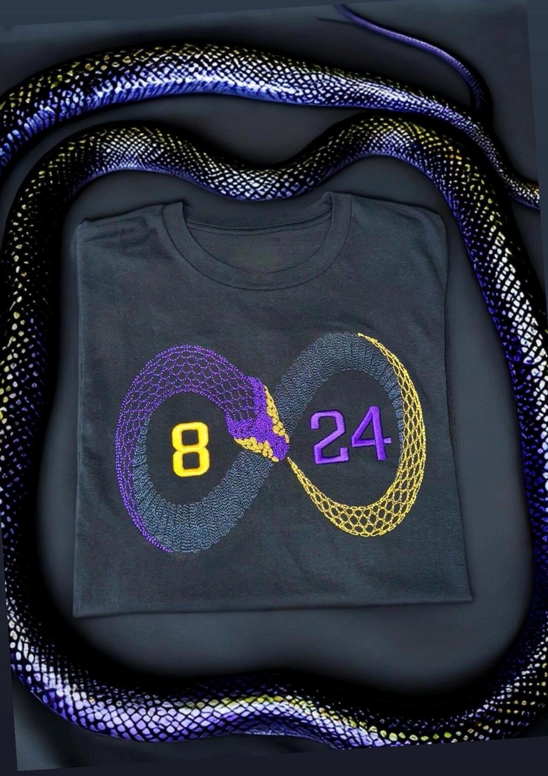 24 Infinity Kobe Bryant Mamba 8/24 Infinity Embroidered T Shirt - Main Image