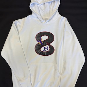 MAM8A Snakeskin Appliqué Embroidered Hoodie