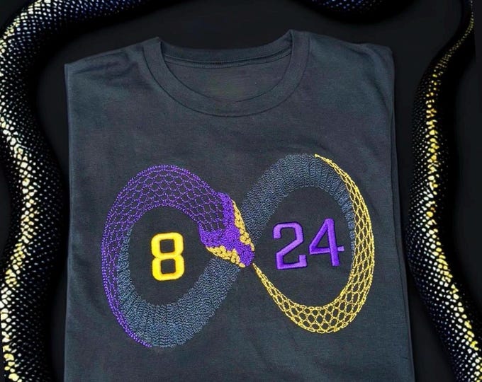 Mamba 8/24 Infinity Embroidered T Shirt