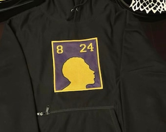 Sudadera con capucha bordada FROBE con aplicación de jersey
