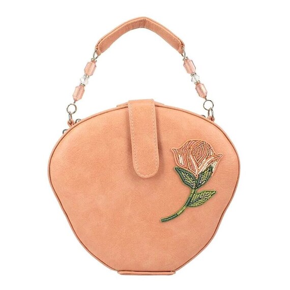 Mary Frances Pink Petals Evening Bag Beaded Purse… - image 3