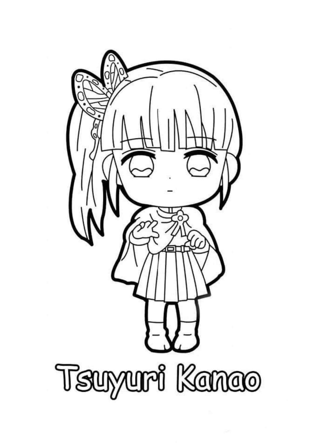 Kanao Coloring Page - Etsy