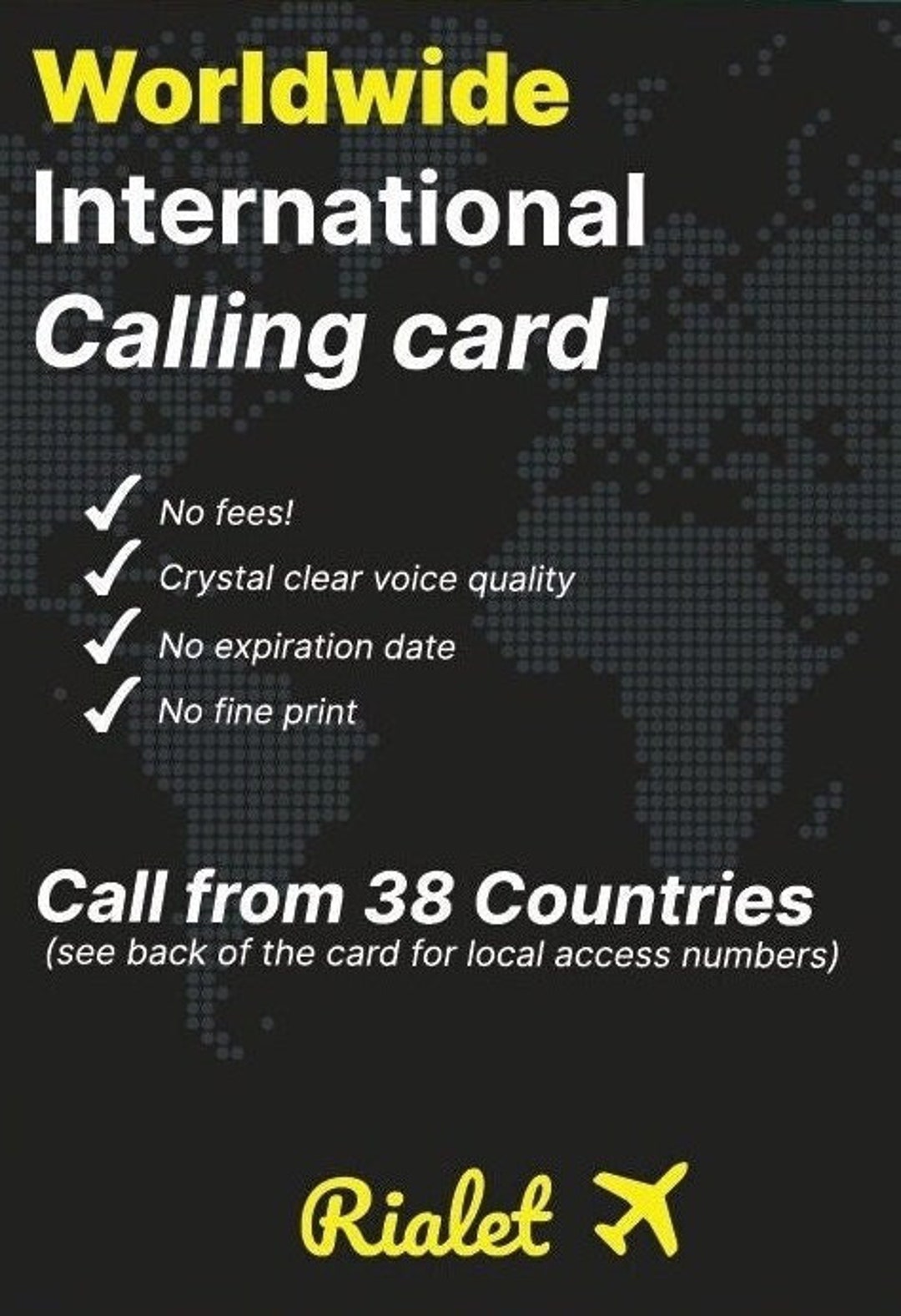 International Calling Card 国際電話カード IDT $25 International Phone Card