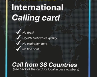 International Calling Card | INSTANT eDelivery | Low Rates | Crystal Clear Quality